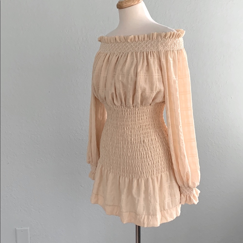 Mable Windsor Smocked Off the Shoulder Mini Dress - Picture 6 of 16